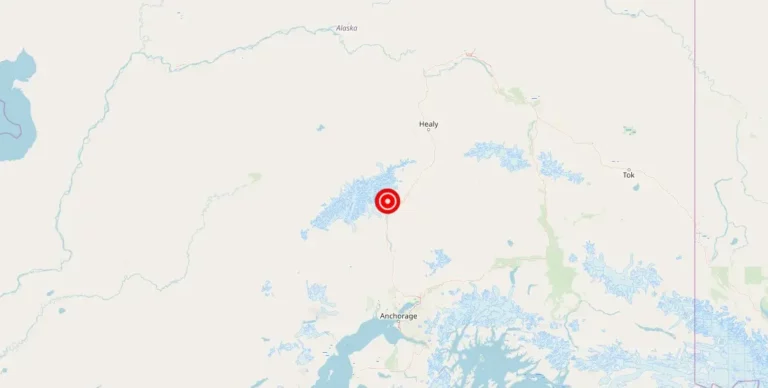 Magnitude 1.9 Earthquake Strikes Near Chase, Alaska