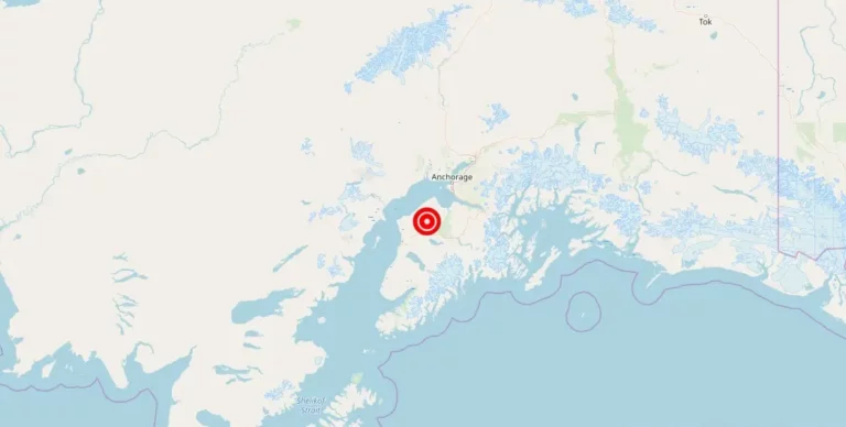 Magnitude 1.5 Earthquake Shakes Area North-Northeast of Sterling, Alaska