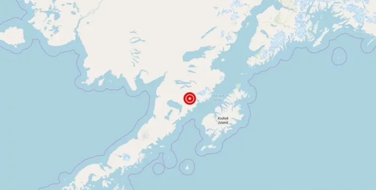 Magnitude 1.6 earthquake strikes near Karluk, Alaska.