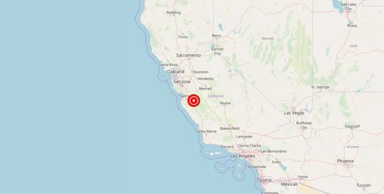 Magnitude 1.89 earthquake recorded near Pinnacles, CA