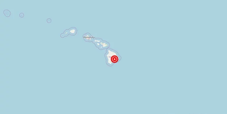 Magnitude 2.16 Earthquake Hits Near Volcano, Hawaii