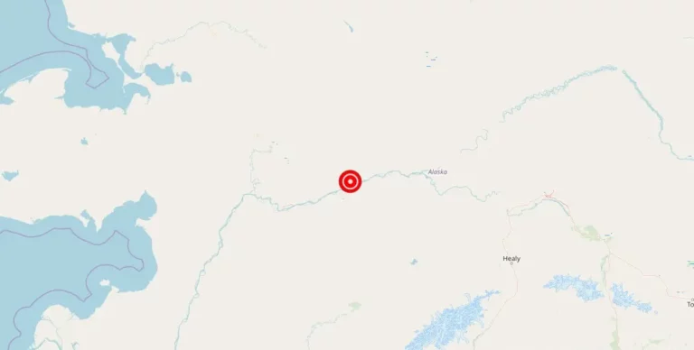 Magnitude 1.6 Earthquake Strikes 63 km East-Northeast of Ruby, Alaska