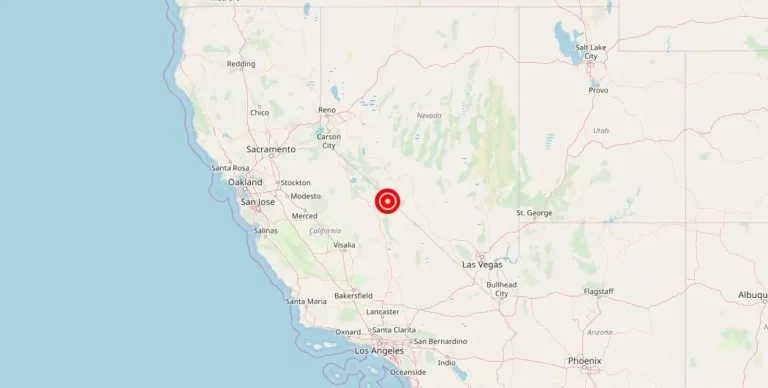Magnitude 1.9 Earthquake Strikes Near Dyer, Nevada