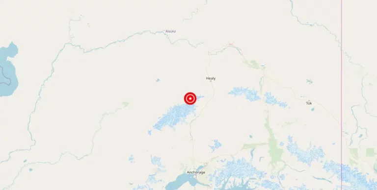 Magnitude 1.6 Earthquake Reported 64 km West of Cantwell, Alaska