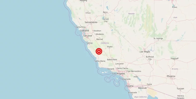 Magnitude 1.1 Earthquake Strikes Near Parkfield, California
