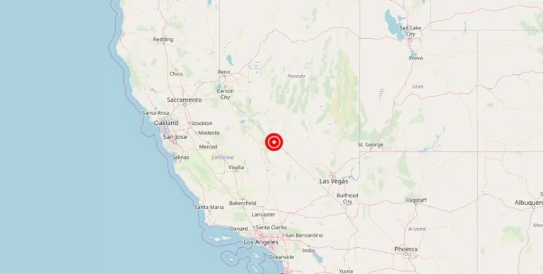 Magnitude 2.2 Earthquake Strikes Near Silver Peak, Nevada