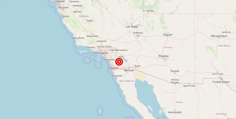 Magnitude 1.12 Earthquake Strikes Near Borrego Springs, CA