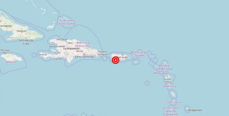 Magnitude 2.75 Earthquake Strikes Near Indios, Puerto Rico