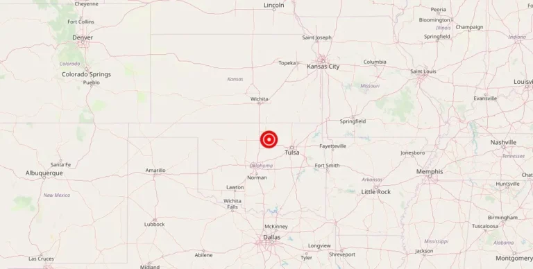Magnitude 2.88 Earthquake Strikes Near Pawnee, Oklahoma