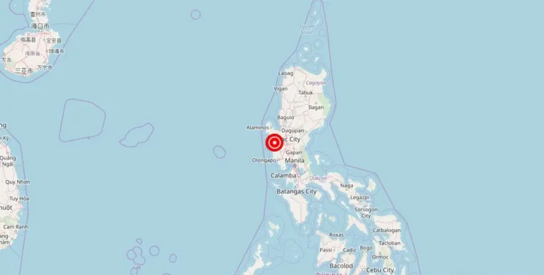 Magnitude 4.7 Earthquake Strikes Near San Lorenzo, Philippines