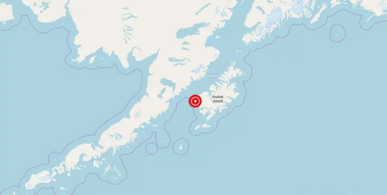 Magnitude 3.2 Earthquake Strikes near Kodiak Island in Alaska