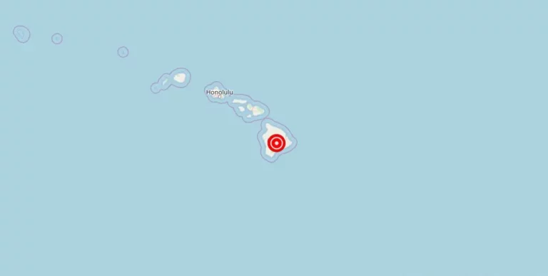 Magnitude 2.12 Earthquake Hits Near Hawaii Region, Hawaii