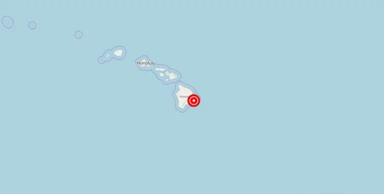 2.33 Magnitude Earthquake Strikes in Hawaii Region