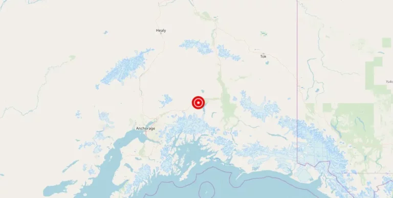 Magnitude 3.40 Earthquake Strikes Near Nelchina, Alaska