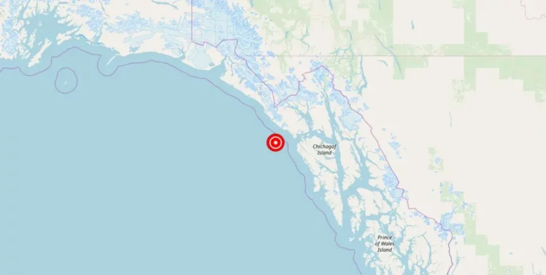 Magnitude 4.20 Earthquake Hits Near Elfin Cove, Alaska, USA