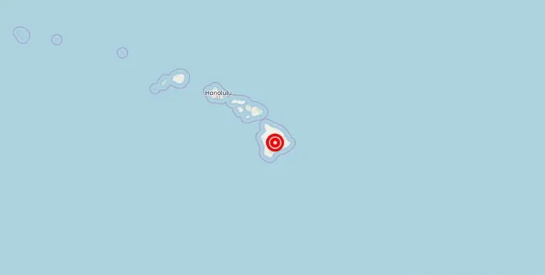 Magnitude 2.55 earthquake recorded near Volcano in Hawaii, US
