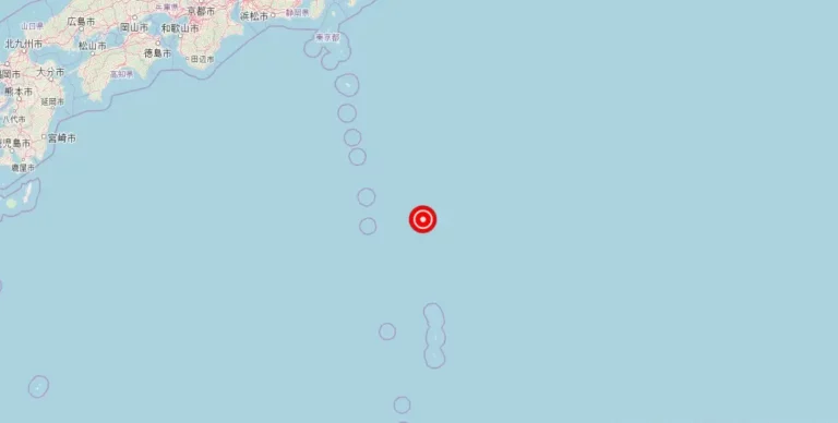 Magnitude 5.00 Earthquake Strikes Near Izu Islands, Shizuoka Prefecture, Japan