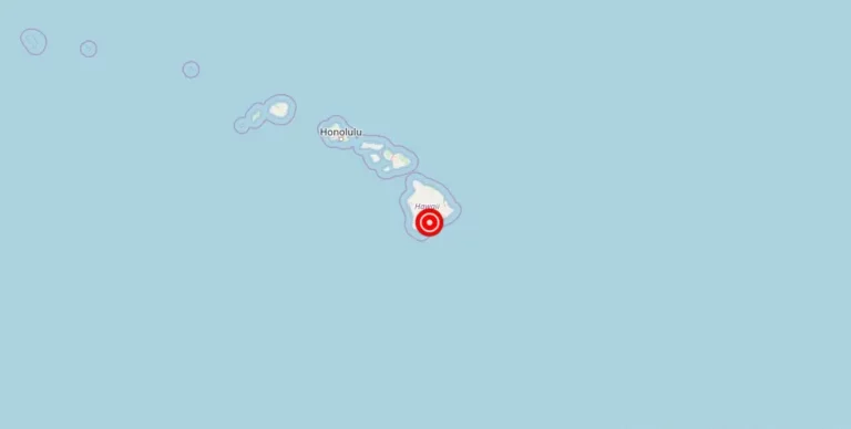 Magnitude 2.82 Earthquake Strikes Near Pahala, Hawaii
