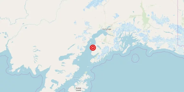 Magnitude 3.00 earthquake recorded near Ninilchik in Alaska