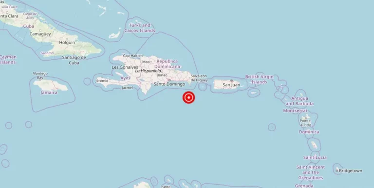 Magnitude 3.80 Earthquake Strikes Near Boca de Yuma in Dominican Republic