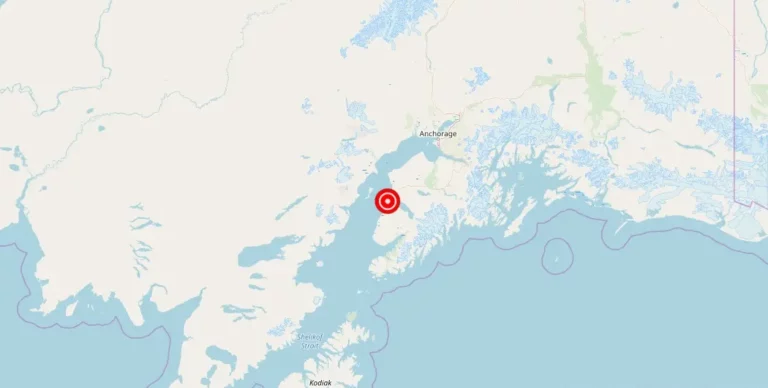 Magnitude 3.70 Earthquake Strikes Near Kasilof, Alaska