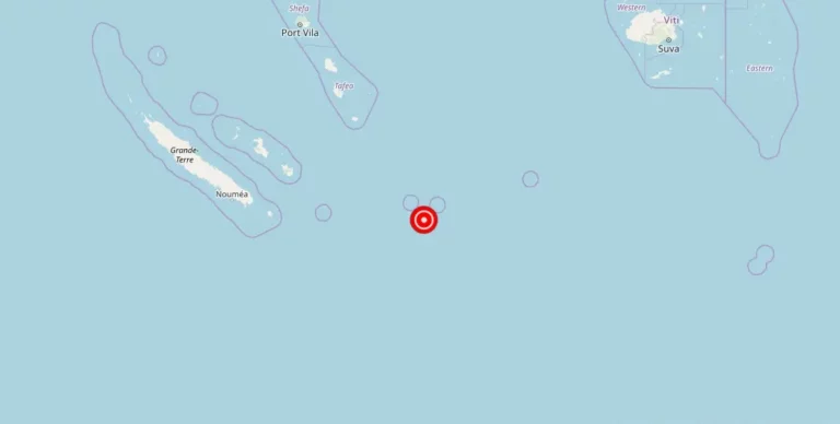 Magnitude 5.0 Earthquake Strikes Near Loyalty Islands in French Polynesia