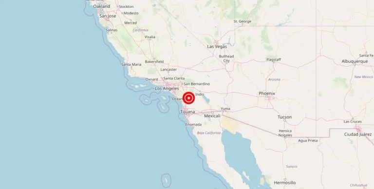 Magnitude 4.46 earthquake strikes near Palomar Mountain in California, US