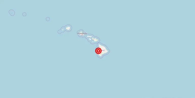 Magnitude 3.78 Earthquake Strikes Near Hawaii Region, United States