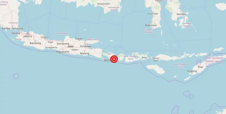 Magnitude 4.40 Earthquake Strikes Near Amlapura in Bali, Indonesia