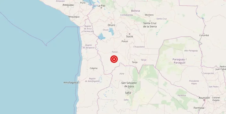 Magnitude 5.10 earthquake strikes near Atocha, Tarija, Bolivia