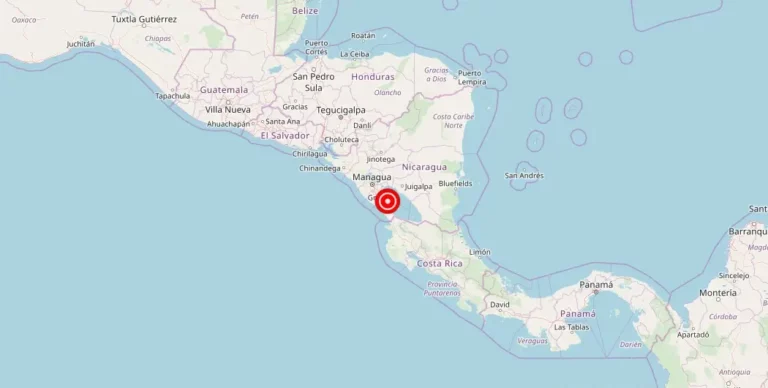 Magnitude 5.10 Earthquake Strikes Near Moyogalpa, Rivas, Nicaragua