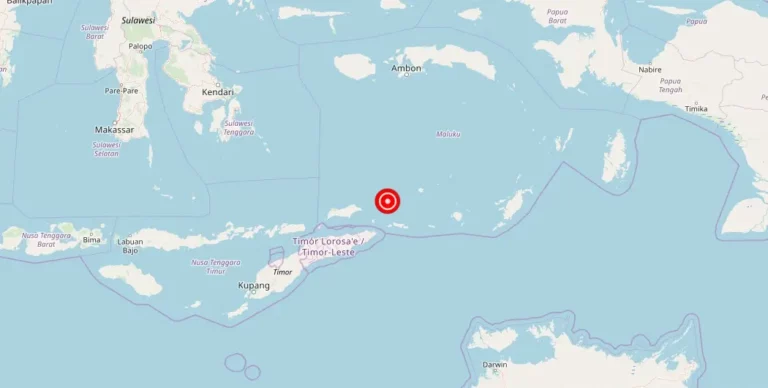 Magnitude 4.4 Earthquake Rocks Lospalos in Timor Leste