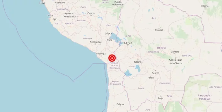 Magnitude 4.20 Earthquake Strikes Near Tarapaca, Chile