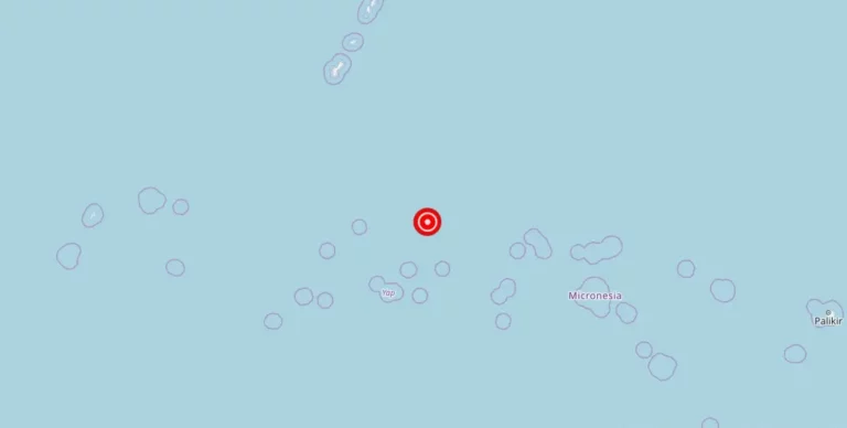 Magnitude 5.30 earthquake strikes Yap State, Federated States of Micronesia