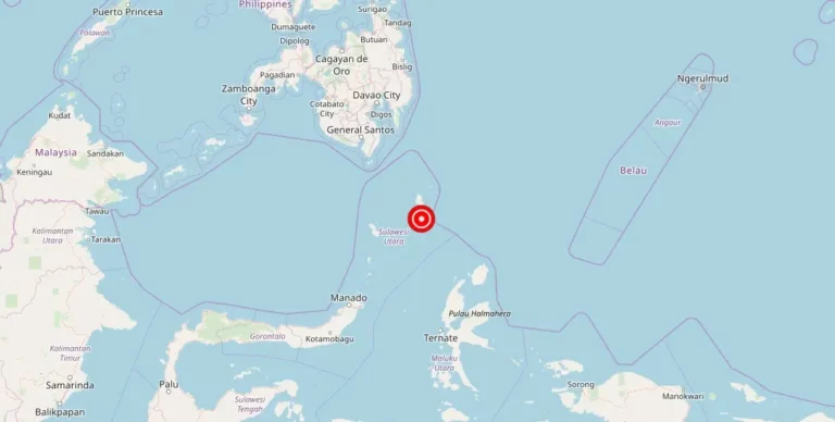 Magnitude 4.60 Earthquake Strikes Sarangani, South Cotabato, Philippines