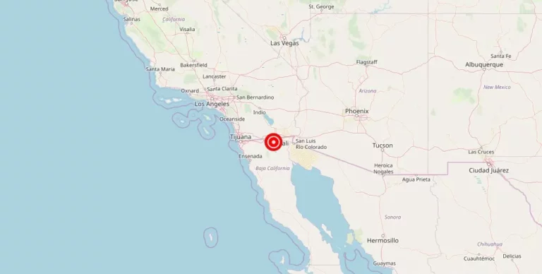 Magnitude 3.71 Earthquake Strikes Near Progreso, Baja California, Mexico