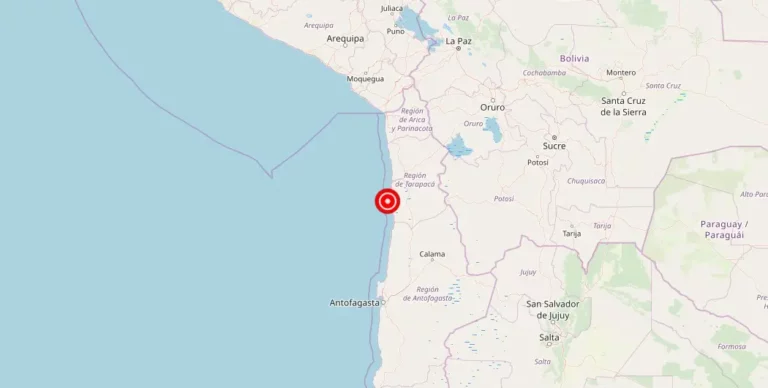 Magnitude 4.00 earthquake strikes near La Tirana, El Loa, Chile