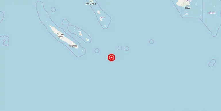 Magnitude 5.20 Earthquake Strikes Near Loyalty Islands in New Caledonia