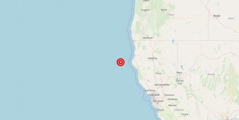 Magnitude 5.63 Earthquake Strikes Near Petrolia, CA