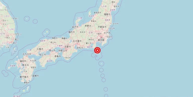Magnitude 5.10 Earthquake Strikes Near Shimoda, Shizuoka, Japan