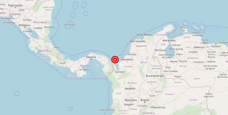 Magnitude 4.50 Earthquake Strikes Near Panama-Colombia Border in Panama