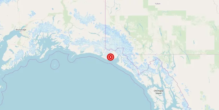 Magnitude 3.90 Earthquake Strikes Near Yakutat, Alaska