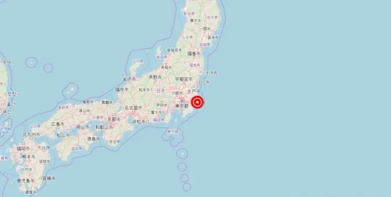 Magnitude 6.2 Earthquake Rocks Asahi, Chiba Prefecture, Japan