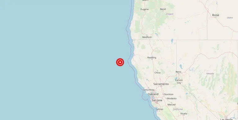 Magnitude 4.00 Earthquake Strikes near Petrolia, CA, USA