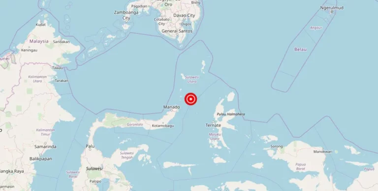 Magnitude 4.50 Earthquake Strikes Near Indonesia’s Molucca Sea