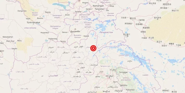 Magnitude 4.40 Earthquake Strikes Jurm, Badakhshan Province of Afghanistan