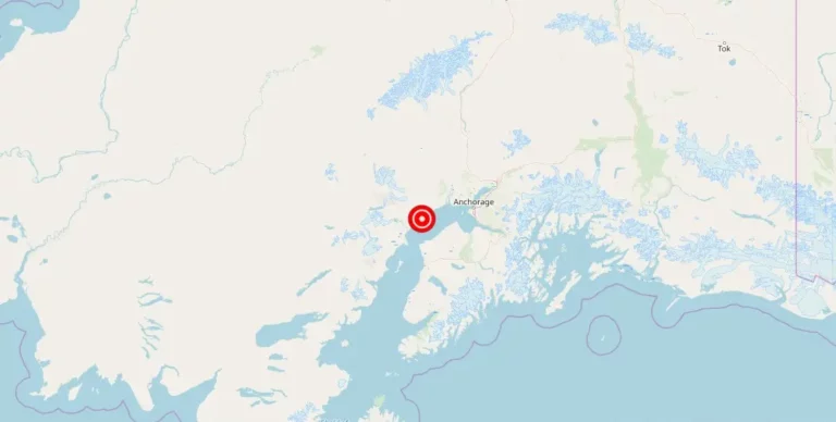 Magnitude 4.3 earthquake shakes Anchorage area of Alaska.