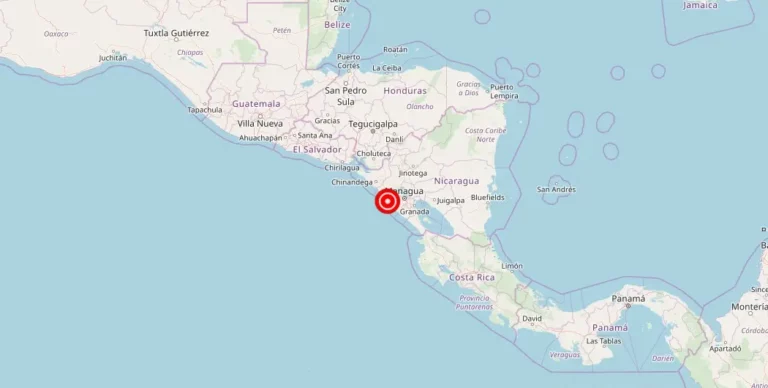 Magnitude 4.80 Earthquake Strikes Near Villa El Carmen, Nicaragua Department
