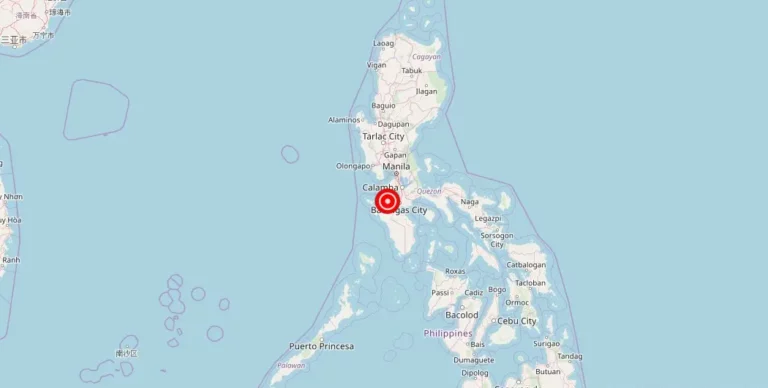 Magnitude 6.2 earthquake strikes near Mindoro, Calabarzon region in the Philippines