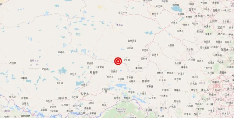 Magnitude 4.30 Earthquake Strikes Near Nagqu, Tibet Autonomous Region, China